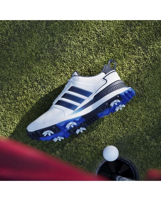 Adidas Blue Spiked Golf Shoes for men