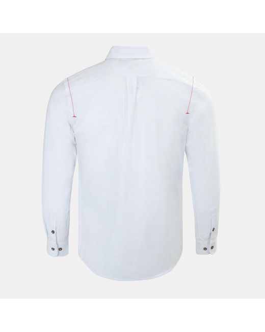 Firetrap White Plain Shirt for men