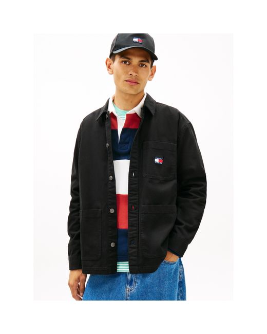Tommy Hilfiger Black Overshirt for men
