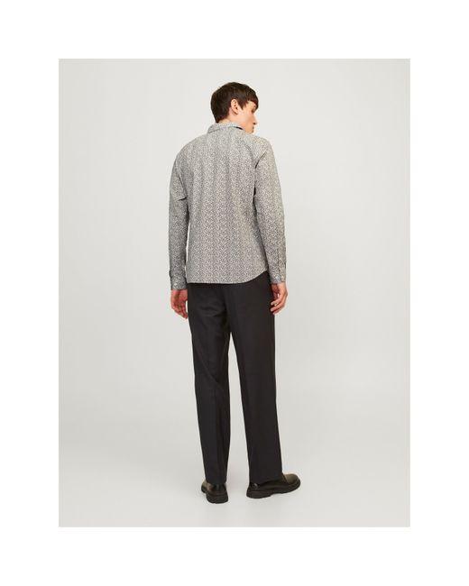Jack & Jones Gray Slim Fit T-Shirt for men