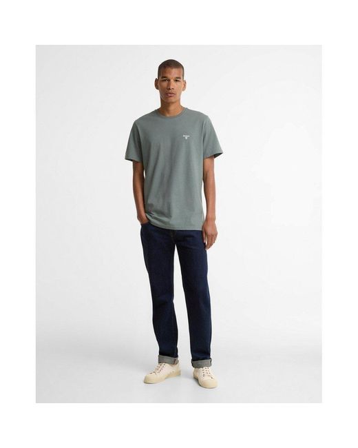 Barbour Gray Essentials Sports T-Shirt for men