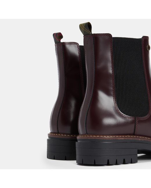 Barbour Brown Marla Chelsea Boots