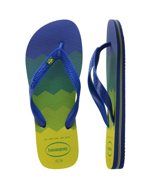 Havaianas Blue Brasil Fresh Flip Flops