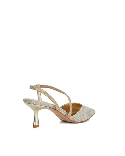 Dune Metallic Citrus Stiletto Heeled Mules