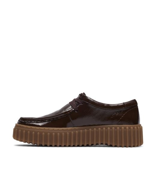 Clarks Brown Moc Toe Formal Shoes