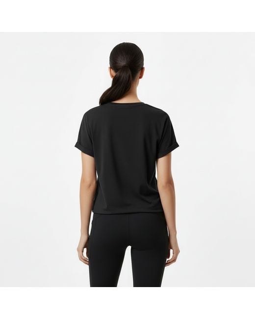 Usa Pro Black Short Sleeve Sports T-Shirt