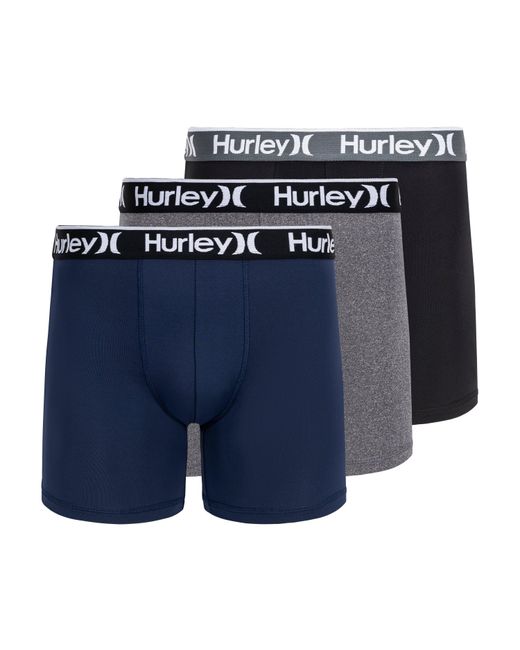 Hurley Blue 3Pk Boxer for men