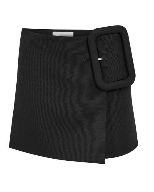 AMI Black Ami Mini Skirt Ld61