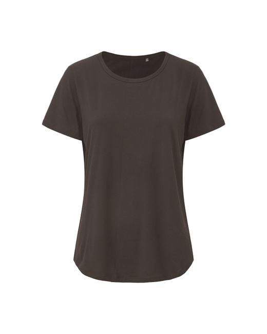 La Gear Brown Essential Pleat-Back T-Shirt