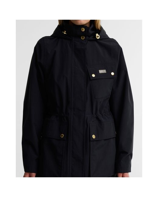 Barbour Black Aeroready Hoodie