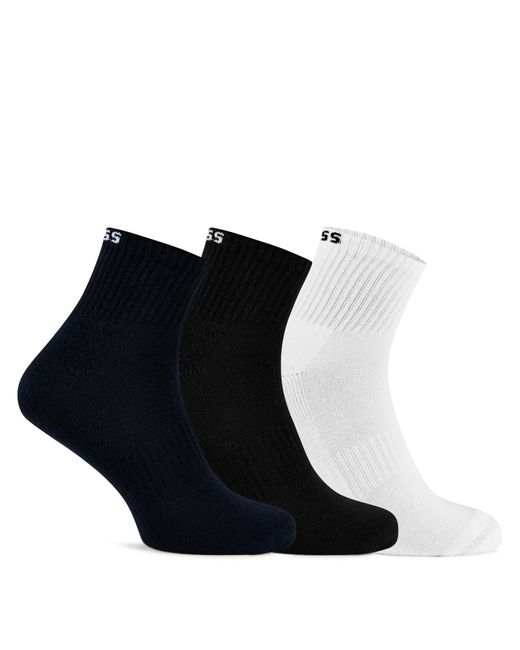 Boss Black 3-Pack Quarter Sock for men