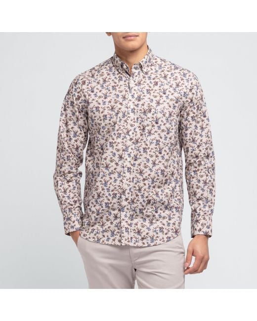 Eden Park Multicolor Pima Cotton Shirt Exclusive Print for men