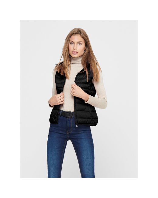 ONLY Blue Tahoe Padded Gilet