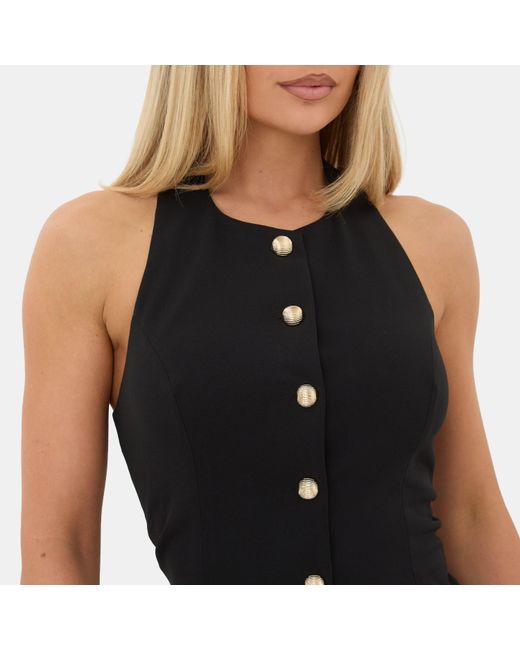 I Saw It First Black Hardwear Waistcoat