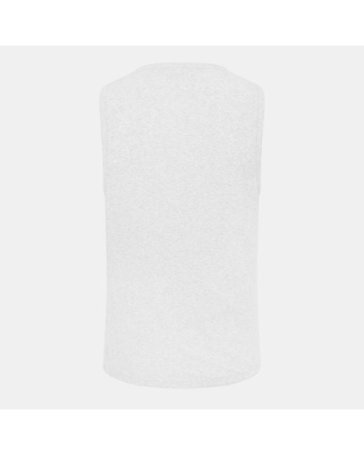 Represent White Racerback Vest for men