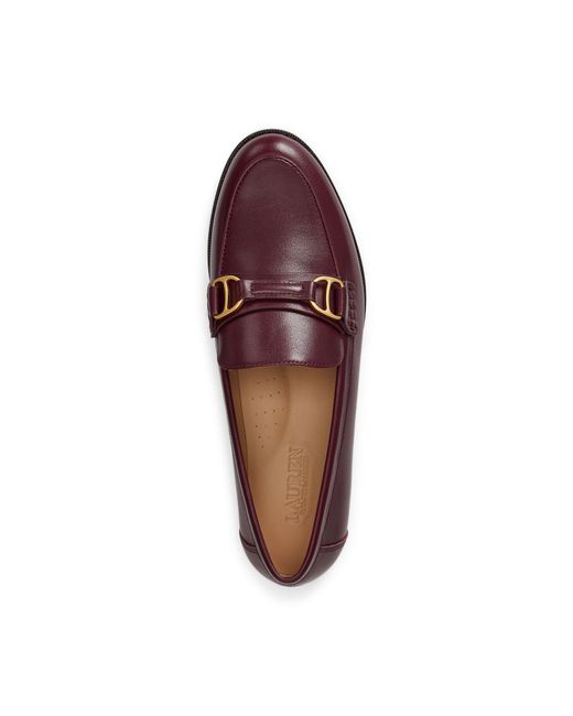Ralph Lauren Red Tasha Loafers