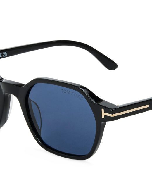 Tom Ford Blue Tfs Joey Round Sunglasses for men
