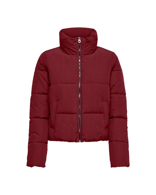 ONLY Red Dolly Short Puffer Jacket