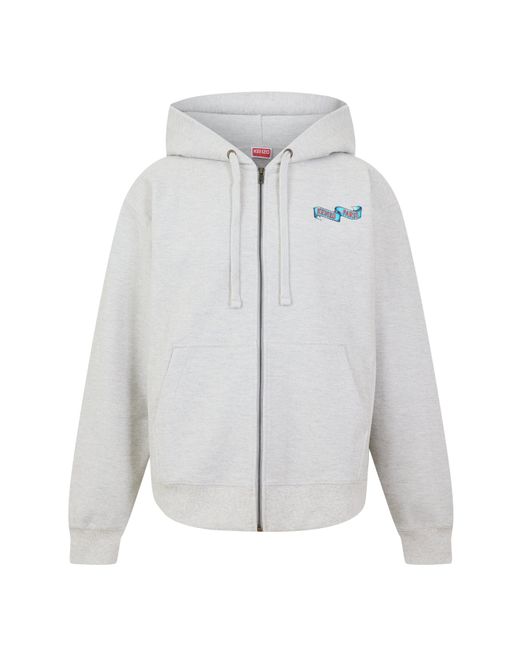 KENZO Gray Knzo J Tiger Clsc Fz Sn64 for men