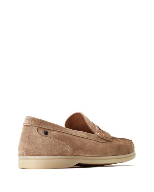 Base London Brown Drum Loafer for men