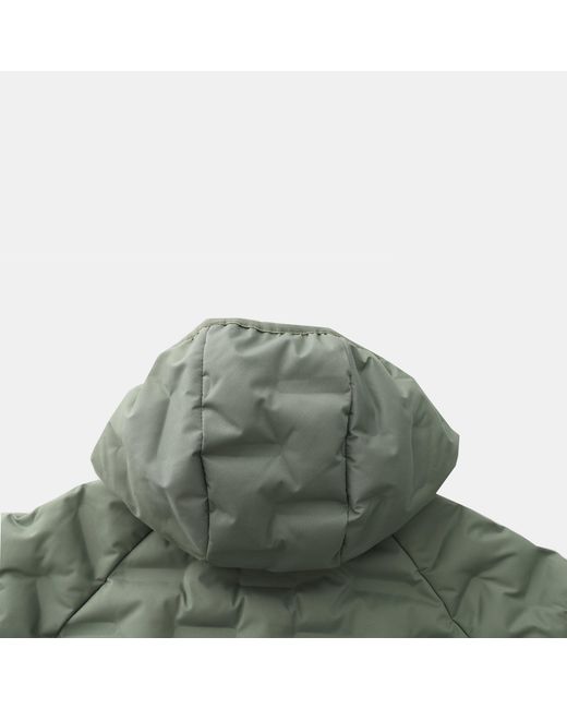 Karrimor Green Heat-Sealed Hooded Long Sleeve Hip Length Insulated Puffer Jacket