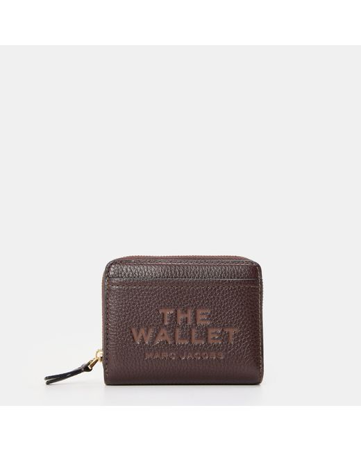 Marc Jacobs Brown The Mini Compact Wallet