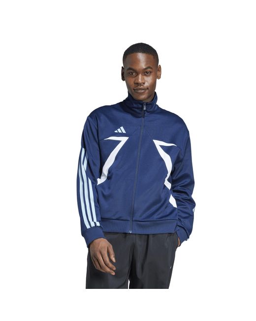 Adidas Blue House Of Tiro Nations Pack Track Top Adults for men