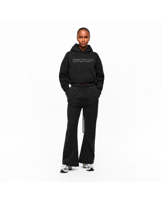 Fear Of God Gray Open Hem Fleece Joggers