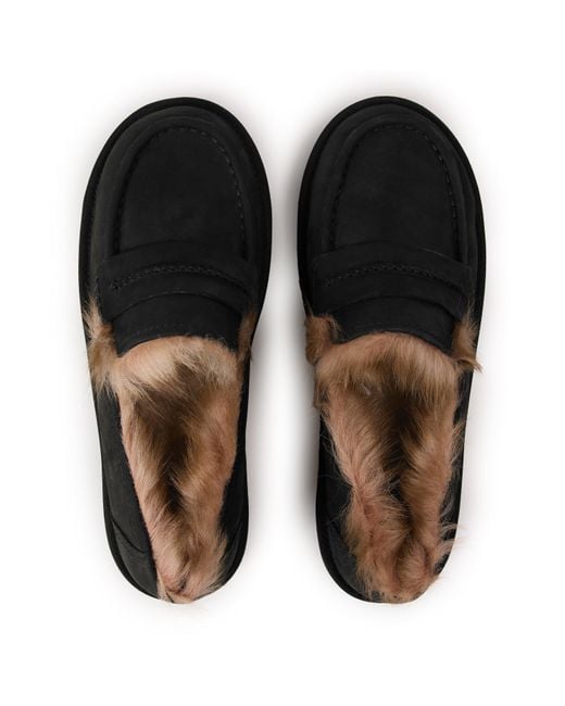 Ugg Black Ellis Loafer Ld64
