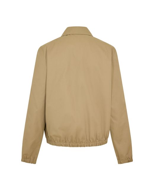 AMI Natural Embossed Harrington Jacket for men