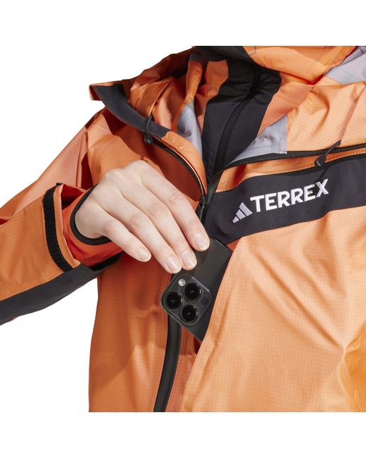 Adidas Brown Track Waterproof Jacket