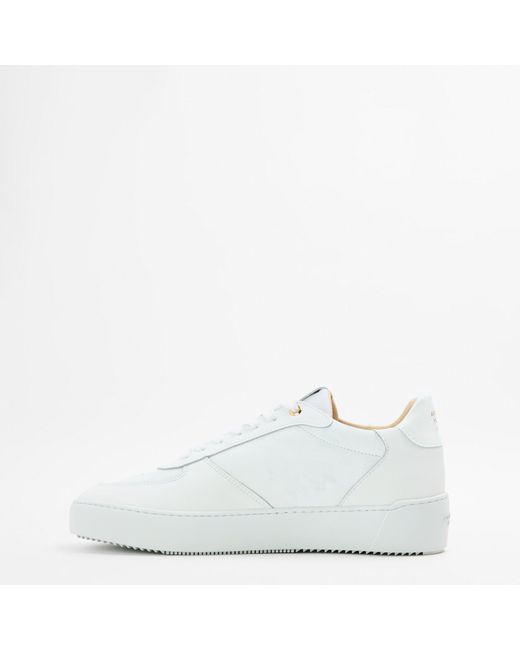 Android Homme White Omega Camo Trainers for men