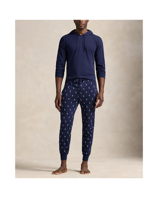 Polo Ralph Lauren Blue Logo Jogging Bottoms for men