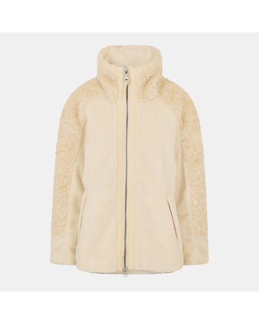 Napapijri Natural Napa Falkner Soft Textured Teddy Coat