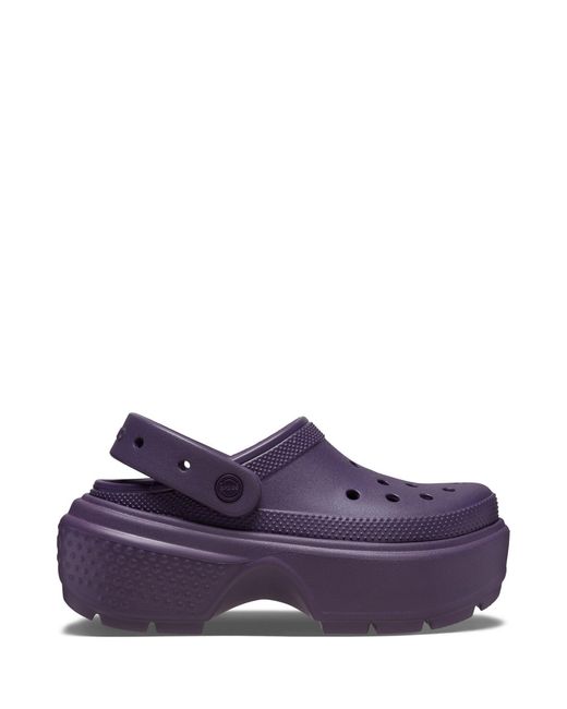 CROCSTM Purple Stomp Clog