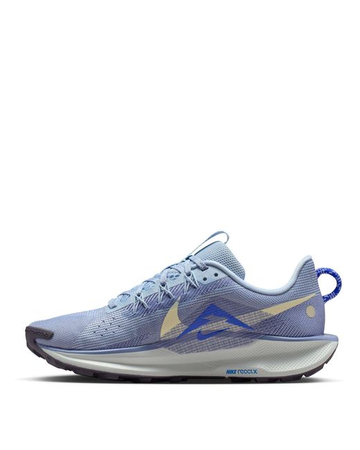 Nike Blue Reactx Pegasus Trail 5 Running Shoes