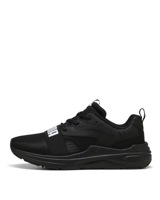 PUMA Black Softride Wired 2 Sneakers for men