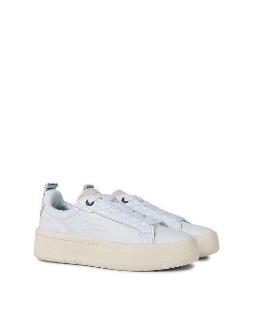Lacoste White Carnaby Plat Ld99