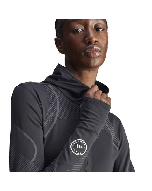 Adidas By Stella McCartney Black Truepace Running Long Sleeve Top