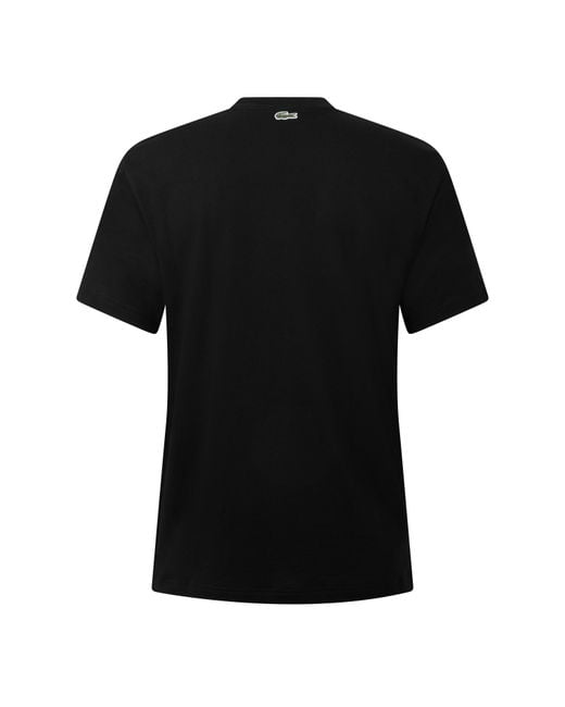 Lacoste Black Script Croc Sn64 for men