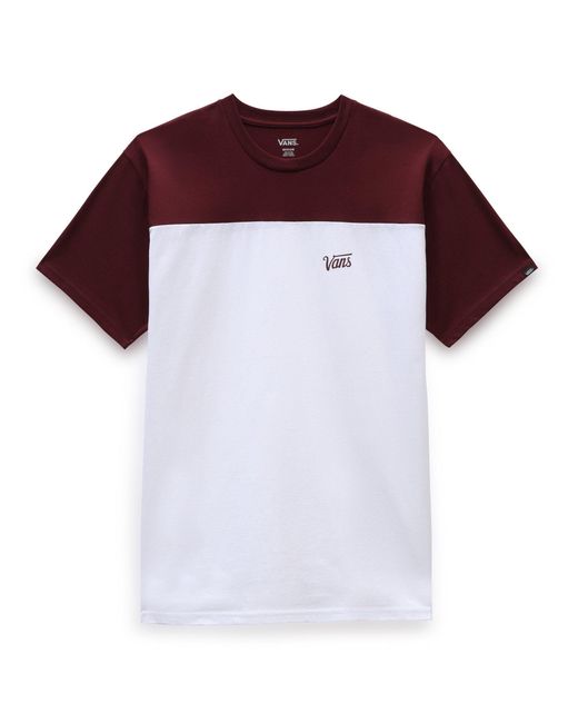 Vans Purple Script Regular Fit T-Shirt for men