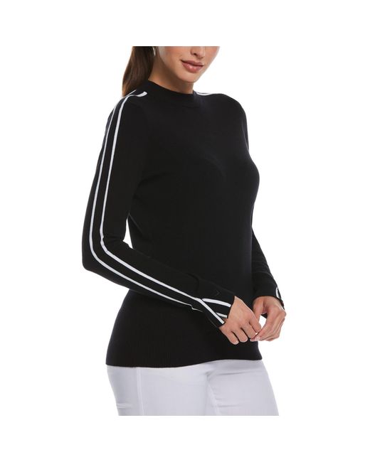 Callaway Apparel Black Crew Neck Jumper