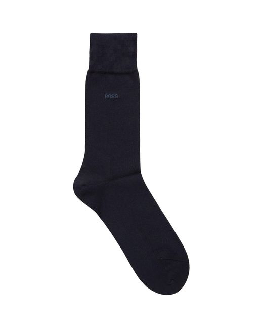 Boss Blue George Plain Socks for men
