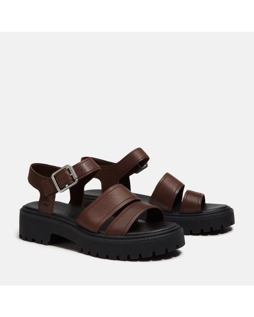 Timberland Brown Gladiator Flat Sandal