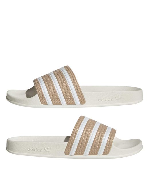 Adidas Originals Natural Adidas Adilette Slid for men