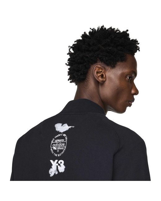 Y-3 Blue Gfx Moisture Wicking Athletic Fit Tracksuit Top for men
