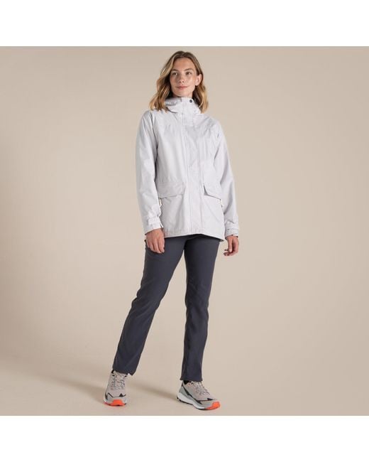 Craghoppers Gray Kaia Rain Anorak