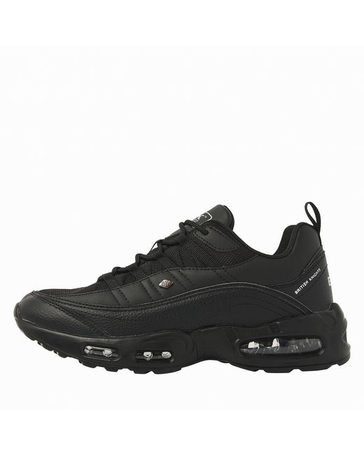 British Knights Black Rise Trainers for men