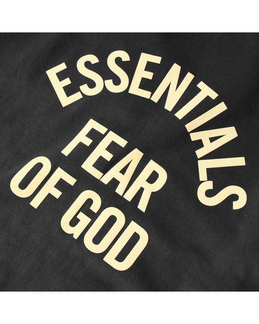 Fear Of God Black Oversized T-Shirt for men