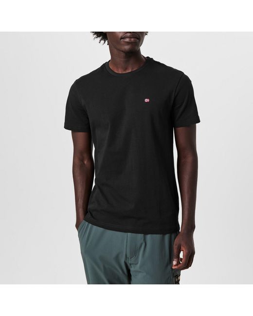 Napapijri Black Salis Short Sleeve T-Shirt for men